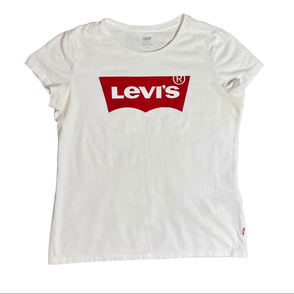 Levi’s White T Shirt with Levi’s Logo